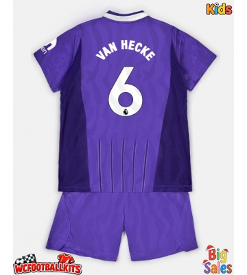 Tottenham Hotspur Jan Paul van Hecke #6 Replica Third Stadium Kit for Kids 2026-27 Short Sleeve (+ pants)